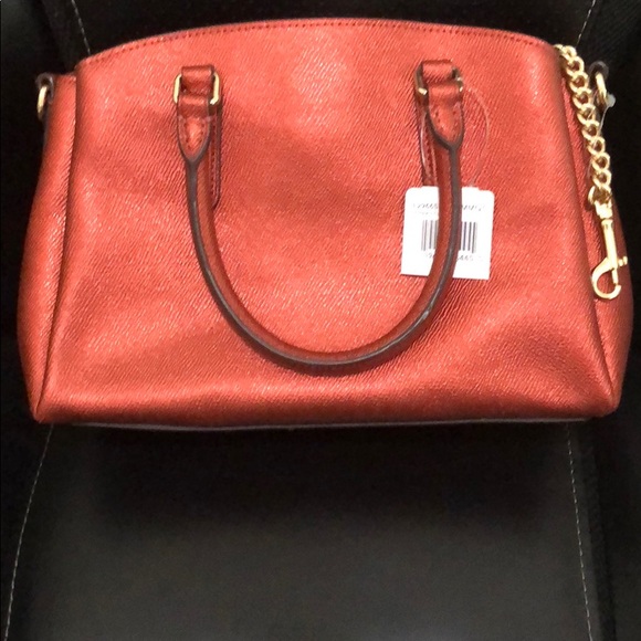 Coach mini satchel. Red gunmetal - Picture 2 of 7
